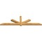 Ekena Millwork Kennewick Rough Sawn Timber Gable Bracket, Western Red Cedar, 96"W x 28"H x 4"D x 4"F, 7/12 Pitch GBW096X28X0404KEN00RWR - alternate 4